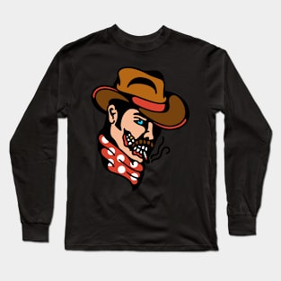 Cowboy skull Long Sleeve T-Shirt